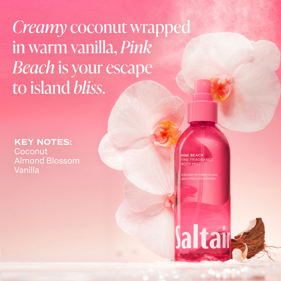 Coconut Body Mist - Pink Beach Scent | Saltair