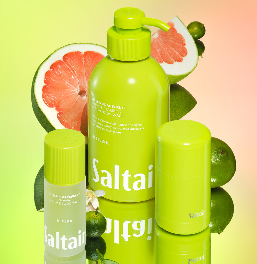 green grapefruit body care