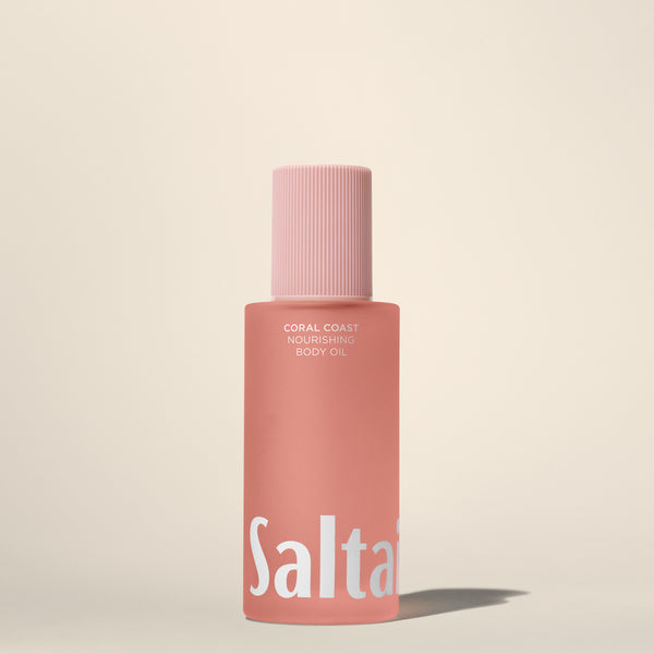 Saltair Body Oil Silky After Shower And Bath Dry Oil For Women And Men Non-Greasy, Well-Absorbing Moisturizer For Hydrating Dry Skin Coral Coast