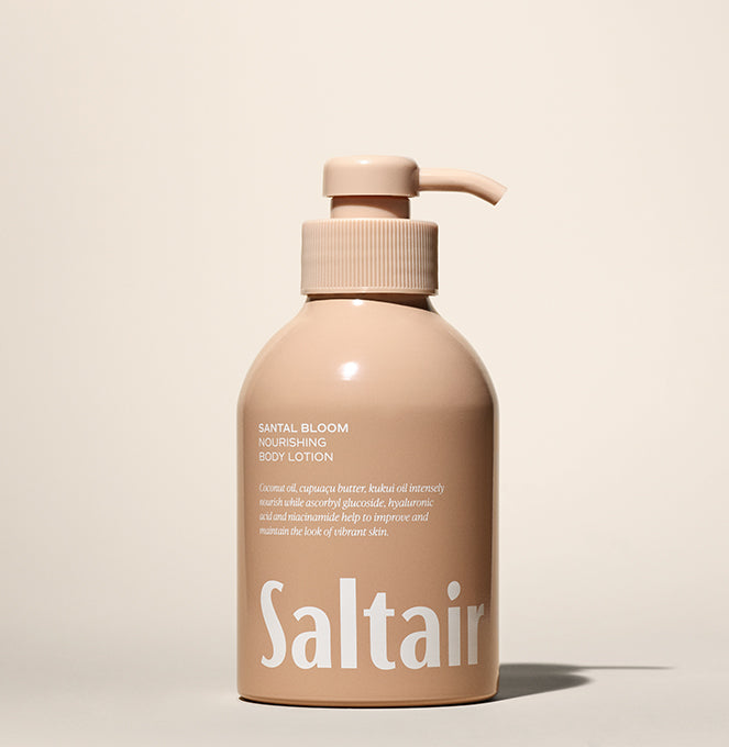 Santal Lotion Absorbs Quickly, Never Greasy | Saltair